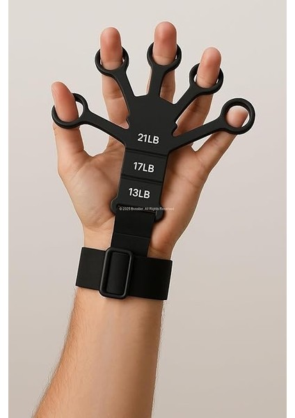 Parmak Egzersiz Bandı, Silikon Direnç Lastiği, El Bilek ve Ön Kol Geliştirici, Kavrama Güçlendirici, Damar Belirginleştirici Spor Aleti, 5 Parmaklı Esnek Yapı, Rehabilitasyon Için Uygun modelleri