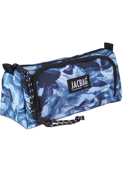 Prıme Xl-Lastik Ayraçlı Iki Bölmeli Kalem Kutusu (Mavi Dumanlı)