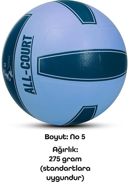 Court Voleybol Topu Pompa Dahil Set Kauçuk Dikişsiz Yekpare Üretim Iç Dış Mekan No:5 indirimleri