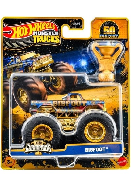 Monster Trucks Bıg Foot Trophy Şampiyonları Tekli Araba - Bıgfoot JDV97