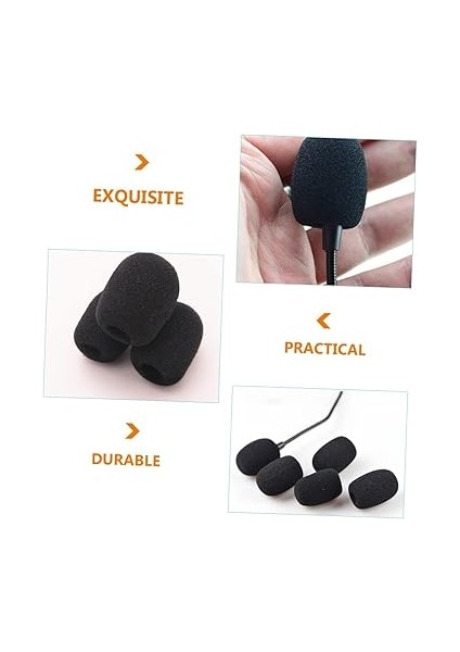 5 Set Mikrofon Sünger Kılıfları Kayıt Mikrofonları Yaka Mikrofon Kılıfları - Nem Toz Kolay Takılır - Dayanıklı Sınıf 40 Adet * 5 modelleri