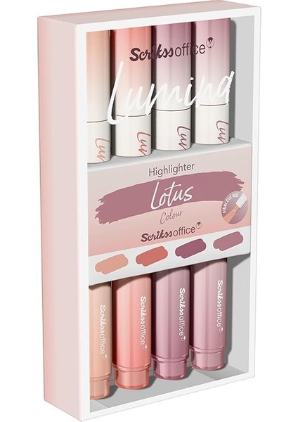 Lumina Fosforlu Kalem Lotus, 4'lü Set, Lotus fiyatları