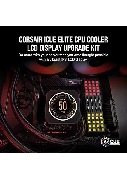 Icue Elıte Cpu Cooler LCD Display Upgrade Kit Siyah (CW-9060056-WW) fiyatları