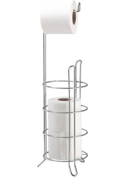 Krom Wc Kağıtlık Yedekli 40595