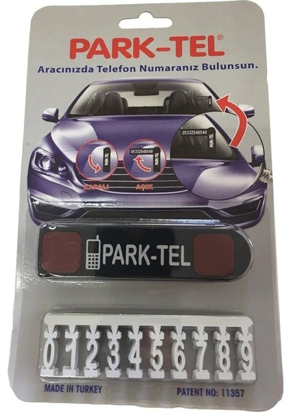 Car Accesories Park Tel - Aracınızda Telefon Numaranız Gözüksün