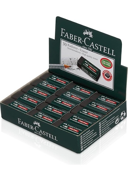 Siyah Silgi, 30’lu, Kurşun Kalem Izlerini Kolayca Silen, Yumuşak ve Dayanıklı Yapı, Doğa Dostu Tasarım, Tekli Paket