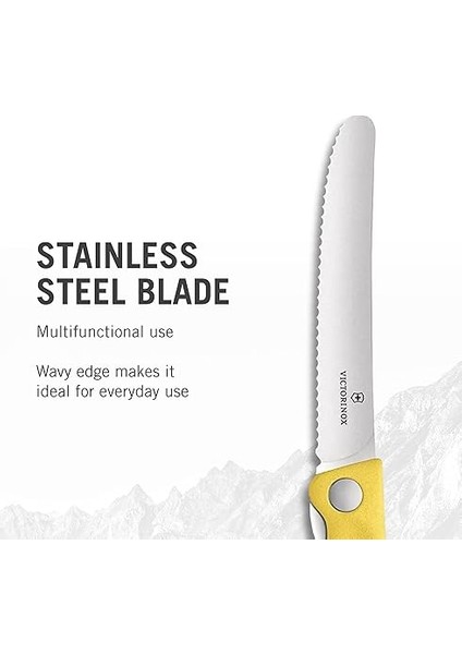 S Classic Sarı Katlanır Soyma Bıçağı 11 cm modelleri