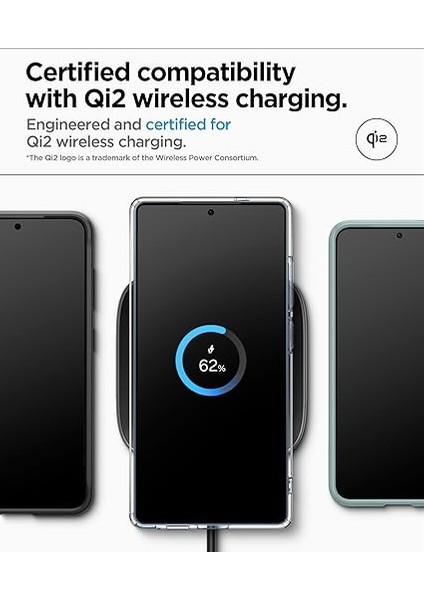 Galaxy S25 ile Uyumlu Ince Kılıf Ultra Hybrid Sararma Karşıtı Duraclear Hava Kanalı Teknolojisi Askeri Sınıf Koruma Magfit Özellikli Zero One Black Tasarım Kapak - ACS09003 modelleri