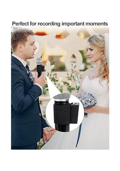 Rode Wireless Go Iı ile Uyumlu Elastik El Mikrofonu Kılıfı, Kablosuz Me, Kablosuz Pro - Konuşma, Düğün ve Röportaj Için Yumuşak Elastik Kılıf (2 Adet) fiyatları