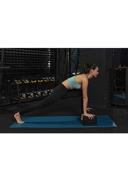 Yoga Blok 2'li Set Yoga Köpüğü Yoga Bloğu Yoga Block Yoga Köpüğü (Siyah + Siyah Sert)… fiyatları