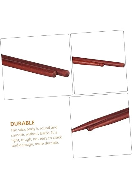 Dayanıklı Ahşap Davul Çubukları Pratik Vurmalı Çalgı Aleti ve Pratik fırsatları