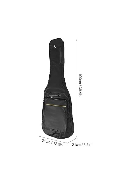 Elektro Gitar Çantası 7mm Dolgu Oxford Gitar Kılıfı Su Geçirmez Elektro Gitarlar Sırt Çantası Konserler Için Cepler fiyatları