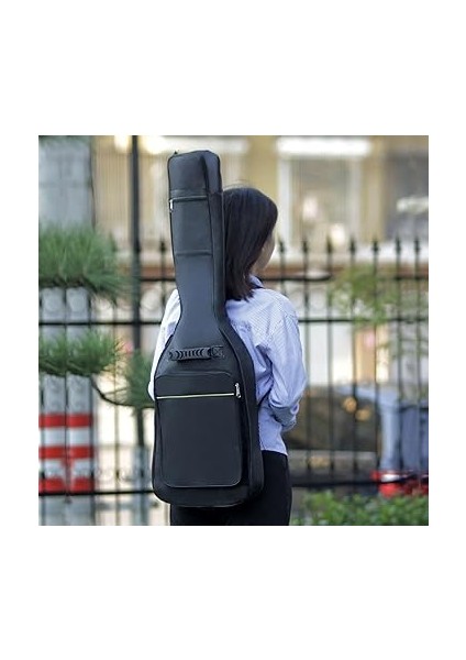 Elektro Gitar Çantası 7mm Dolgu Oxford Gitar Kılıfı Su Geçirmez Elektro Gitarlar Sırt Çantası Konserler Için Cepler indirimleri