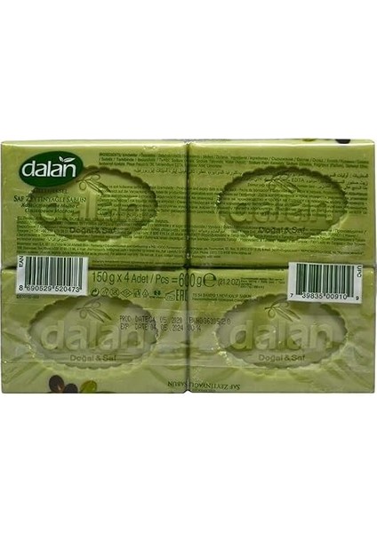 Geleneksel Saf Zeytinyağlı Banyo Sabunu 150X4 G modelleri