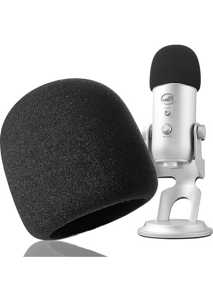 Blue Yeti Pop Filtre Köpüğü - Mavi Yeti Için Mikrofon Kapağı Köpüğü, Gürültüyü Azaltmak Için Yeti Pro Mikrofon, Yeti Mikrofon Kapağı