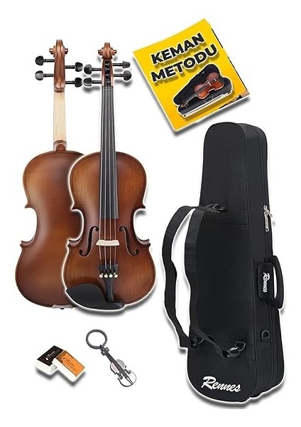 RV-403 Çocuk Kemanı Seti Kaliteli 3/4 Boy (10-13 Yaş Arası) fırsatları