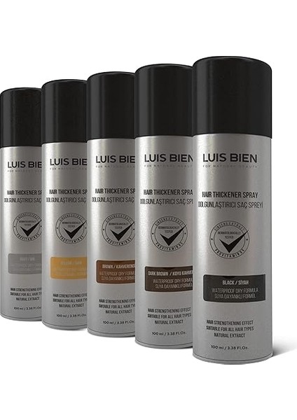 Bien Saç Dolgunlaştırıcı Sprey Koyu Kahverengi fiyatları