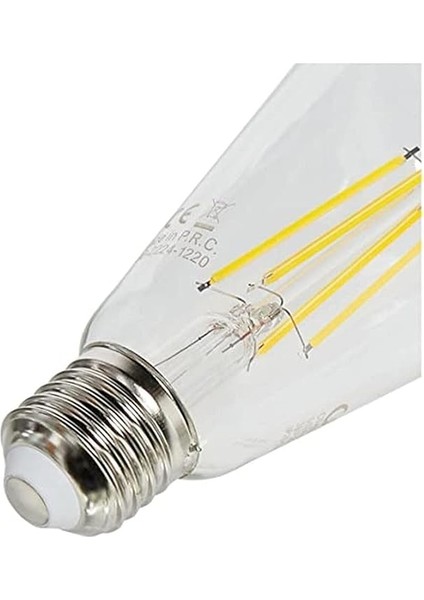 CT-4353 Rustik Fılament LED Ampul Nostalji 8W 6400K Beyaz [uzun] E27 (3 Adet) fiyatları
