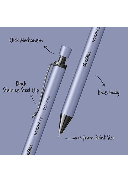Office Icon-X Metal Versatil 0.7 mm Lila fiyatları