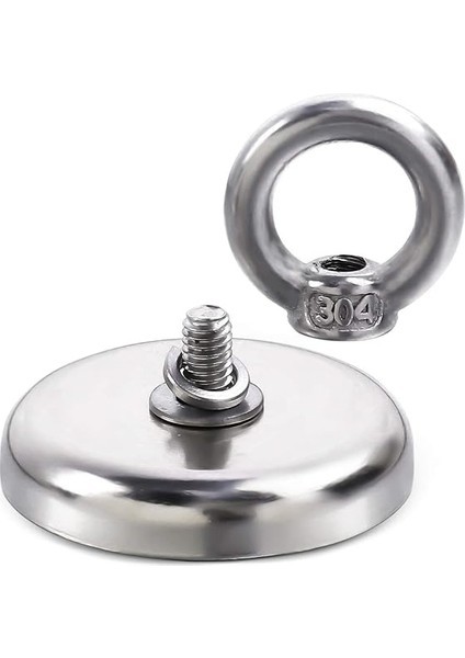 D36 Neodyum Mıknatıs 36MM 41KG Askılı Güçlü Fishing Salvage Magnet modelleri