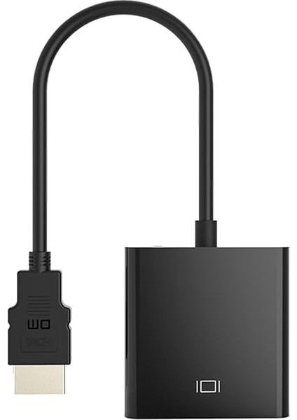 CHB021 HDMI To VGA Çevirici Dönüştürücü 3.5mm Aux Ses Destekli Çıkış indirimleri