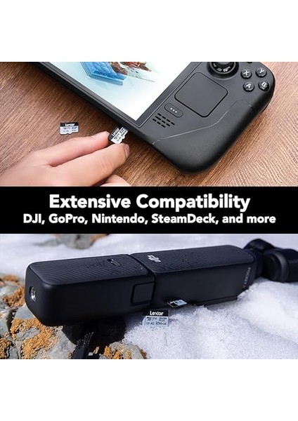 256 GB Profesyonel Silver Plus Microsdxc Hafıza Kartı W/sd Adaptör, Uhs-I, C10, U3, V30, Full-Hd ve 4K Video, 205/150 Mb/s'ye Kadar Okuma/yazma, Videografçılar, Oyuncular (LMSSIPL256G-BNANU) fırsatları