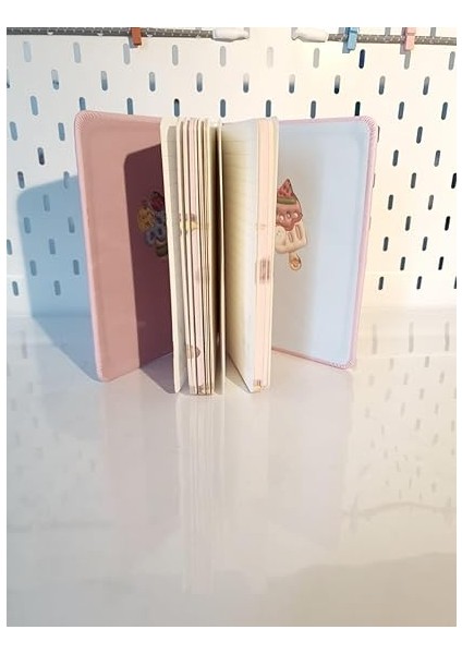 Kız Erkek Çocuk Defter Dondurma Temalı Icecream Kabartmalı Pofuduk Günlük Anı Defter 3D Çocuk Defteri Hediyelik modelleri