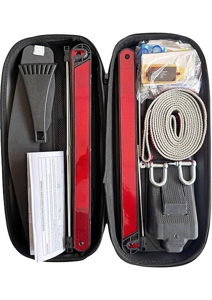 Kırmızı Ekonomik Eva Trafik Seti ve 1 kg Yangın Tüpü 4 Yıl Etiketli Tüvtürk Onaylı Araç Trafik ve Ilk Yardım Seti modelleri