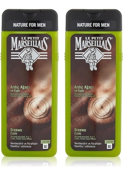 Ardıç Ağacı ve Füjer Men Duş Jeli 400 ml X2