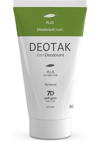 Plus Ekstra Koruma 7 Güne Kadar Etkili Krem Deodorant 35 ml
