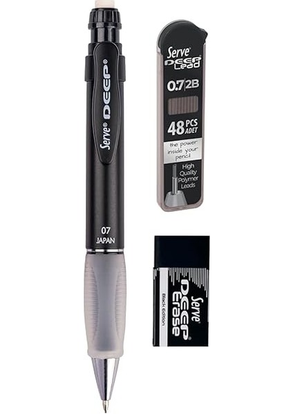 Deep Klm & Sılgı & Mın 0,7mm Sıyah fiyatları