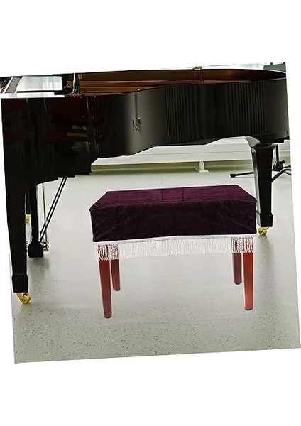 Piyano Bankı Koltuk Kılıfı Ayaklı Dekoratif Piyano Bankı Koruyucu Tüm Ayarlar Için Yıkanabilir fırsatları
