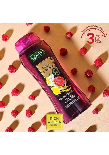1878, Komili Rich Aroma Refresh&energize Kalıcı Parfüm Etkili Duş Jeli 500ML, F3100219-002, Mor fiyatları