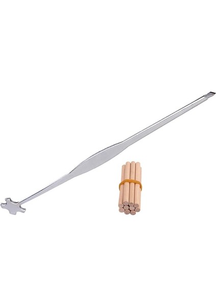 Temel Keman Bakım Araçları Ses Direği ve Perde Kancası Seti Hızlı Gitar Onarımları Için Paslanmaz Çelik Alet