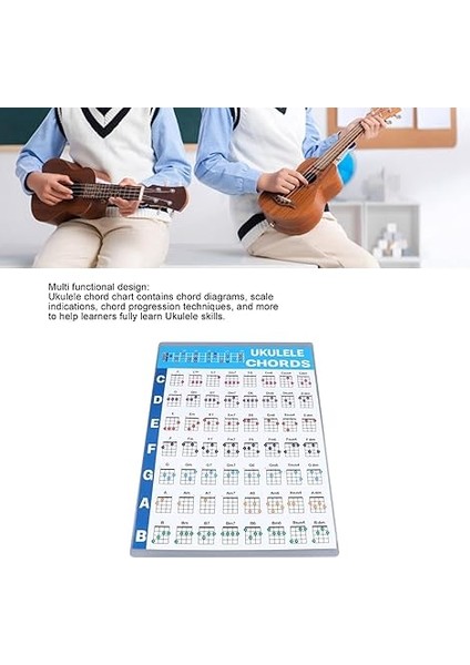 Ukulele Akor Sayfası, Profesyonel Eğitim Ukulele Akor Posteri Ukulele Akor Öğrenme Sayfası Yeni Başlayanlar Oyuncular Için Ukulele Akor Poster Tablosu (S) fırsatları