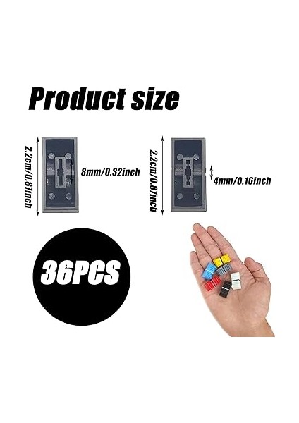 36 Adet Fader Kontrol Düğmeleri Konsol Hacim Kontrol Fader Slider Konsol Karıştırıcı Sürgü Fader Düğmeleri Potansiyometre Konsol Ses Kontrolü Düğmesi (36) fiyatları