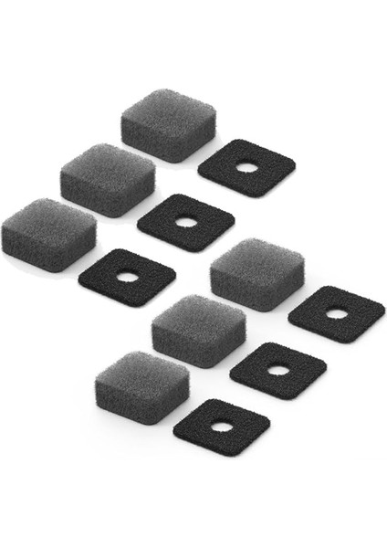 X5/x4/x3 Için Mic Rüzgar Muff - Sünger Mic Cam 6 Adet, Gürültü Azaltma Mikrofon Rüzgar Muff Aksesuarları INSTA360 X5/x4/x3