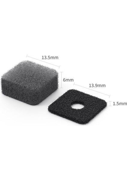 X5/x4/x3 Için Mic Rüzgar Muff - Sünger Mic Cam 6 Adet, Gürültü Azaltma Mikrofon Rüzgar Muff Aksesuarları INSTA360 X5/x4/x3 fiyatları