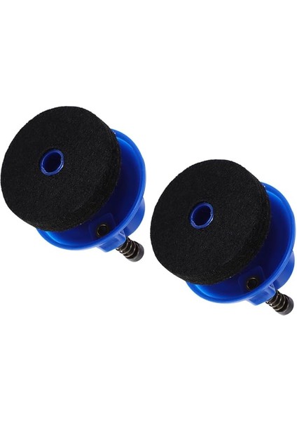 2 Adet Hi-Hat Stand Aksesuarları Zil Standı Kollu Ped Davul Aksesuarları Merhaba Şapka Debriyaj Parçaları Zil Desteği Merhaba Şapka Debriyaj Yastığı Davul Keçe Blue