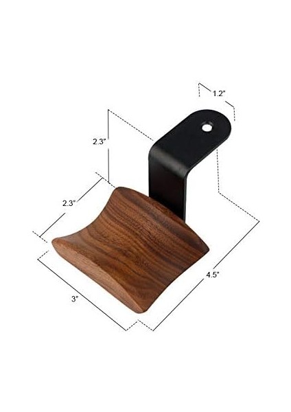 Askısı Tutucu Kulaklık Standı Ceviz Ahşap Kulaklık Rafı Kanca Masa Üstü Bant Masa Altı Montaj Kulaklıklar Ses, Stüdyo ve Oyun Için Kulaklık Askısı Tutucusu Kulaklıklar (Masa Altı Montajı) fırsatları