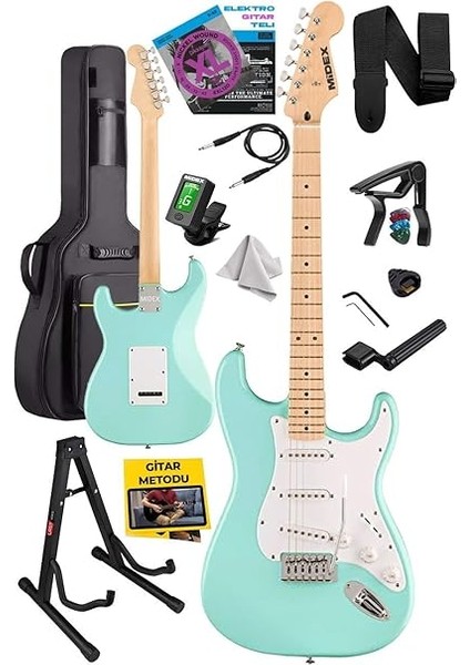 RPH-30GR-ST Maple Klavye Strat Kasa Sss Elektro Gitar Seti fiyatları
