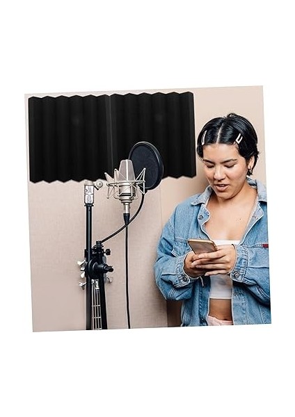 Akustik Paneller Ses Yalıtımı 30X30X5CM Ses Emici Köpük Levha Kayıt Stüdyosu Yalıtımı Gürültü Azaltma Yangına Dayanıklı fırsatları