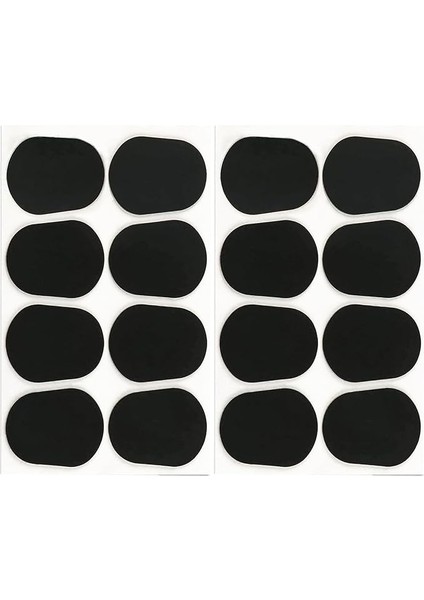 16 Adet Saksafon Ağızlık Pedleri Klarnet Ağızlık Yastığı Alto Tenor Saksafon Ağızlık Yamalar Siyah Yastıklar 0,8 mm Kalınlığında Yeni Başlayanlar, Müzisyenler, Saksafonlar ve Klarnetler Için