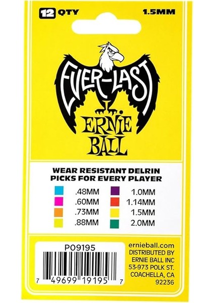 Ball 1.5mm Sarı Everlast Seçtikleri 12'li Paket fiyatları