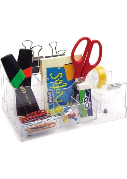 0815 Sef Desk Organizer (Bant Kesicili)(Şeff.)