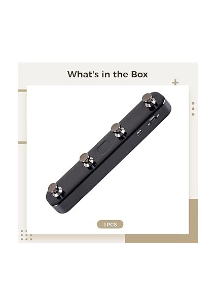 Kablosuz Midi Pedal Gwf4, Hızlı Ön Ayar Anahtarlama ve Bağlantı, Tempo Dokunun indirimleri