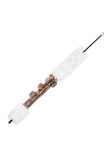 Flüt Temizleme Çubuğu, 15 Inç Flüt Temizleme Çubuğu Flüt Temizleyici Temizleme Fırçası Toz Fırçası Iç Tüp Bakım Aleti Için Flüt modelleri