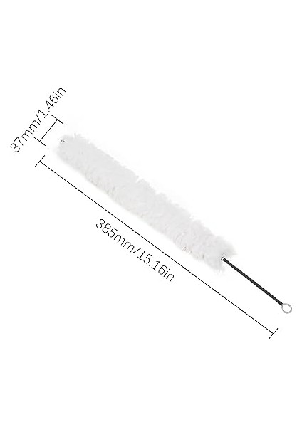 Flüt Temizleme Çubuğu, 15 Inç Flüt Temizleme Çubuğu Flüt Temizleyici Temizleme Fırçası Toz Fırçası Iç Tüp Bakım Aleti Için Flüt indirimleri