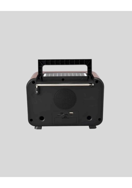 Buğz Şömine Efektli Solar Hoparlör Bluetooth 5.3 Radyo Aux USB Tf Destekli fırsatları
