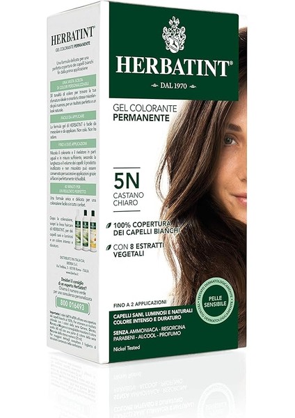 5n Chatain Clair Açık Kestane Saç Boyası, 135 ml